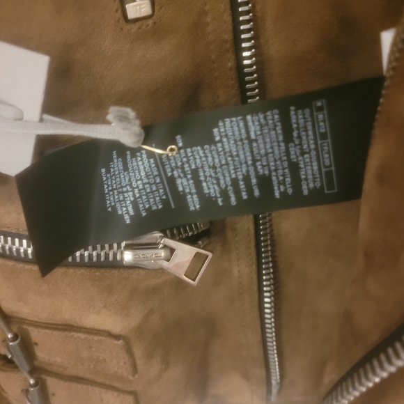 Tom Ford Café Quilted Suede Biker Jacket - Picture 6 of 11